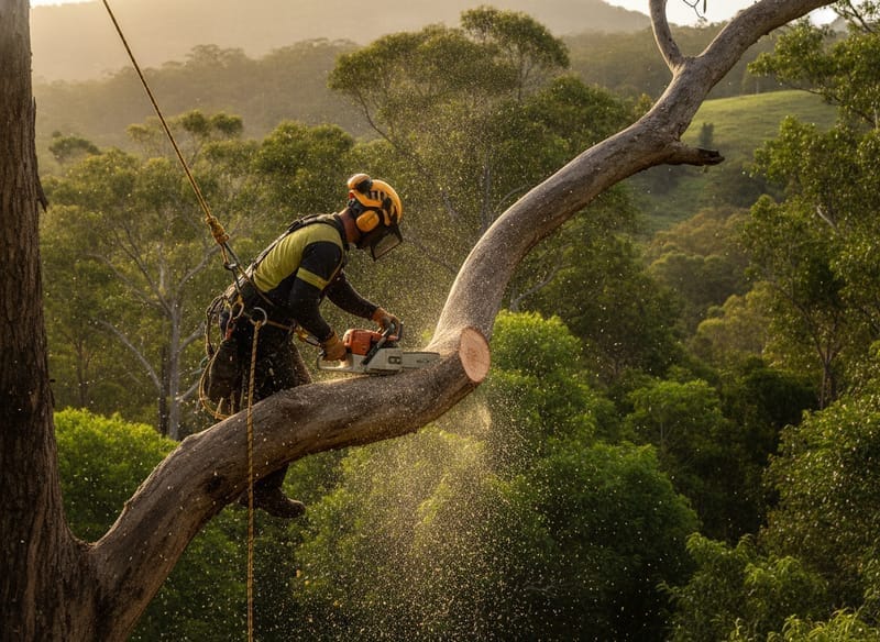 Tree Lopping performed by Ballarat Arborist in the Ballarat